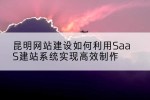 昆明网站建设如何利用SaaS建站系统实现高效制作
