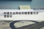 构建专业网站关键要素与步骤解析
