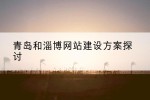 青岛和淄博网站建设方案探讨