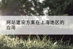 网站建设方案在上海地区的应用