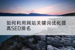 如何利用网站关键词优化提高SEO排名