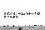 开源企业CMS助力企业实现数字化转型