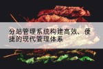 分站管理系统构建高效、便捷的现代管理体系