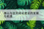 佛山与信阳网站建设的发展与机遇