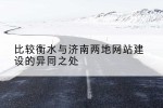 比较衡水与济南两地网站建设的异同之处