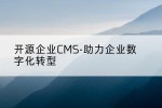 开源企业CMS-助力企业数字化转型