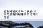 企业网站优化助力发展-深圳与济南网站建设公司对比分析