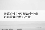 开源企业CMS-驱动企业级内容管理的核心力量