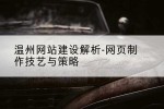 温州网站建设解析-网页制作技艺与策略