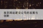 南京网站建设公司的发展与创新