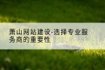 萧山网站建设-选择专业服务商的重要性