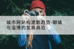 城市网站构建新趋势-聊城与淄博的发展典范