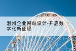 温州企业网站设计-开启数字化新征程
