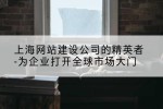 上海网站建设公司的精英者-为企业打开全球市场大门