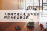 长春网站建设-打造专业品牌形象的必备之选