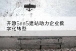 开源SaaS建站助力企业数字化转型
