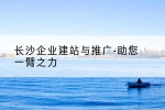 长沙企业建站与推广-助您一臂之力