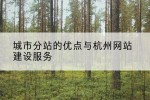 城市分站的优点与杭州网站建设服务