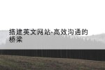 搭建英文网站-高效沟通的桥梁
