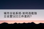 城市分站系统-如何选能独立设置SEO三件套的？